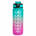 Botella De Agua Deportiva Motivacional Sin Bpa 1 Litro Evo Fucsia