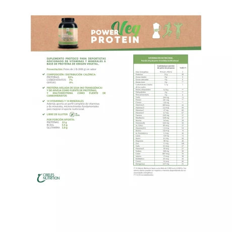CIBELES POWER VEGAN PROTEIN 2LBS - CIBELES