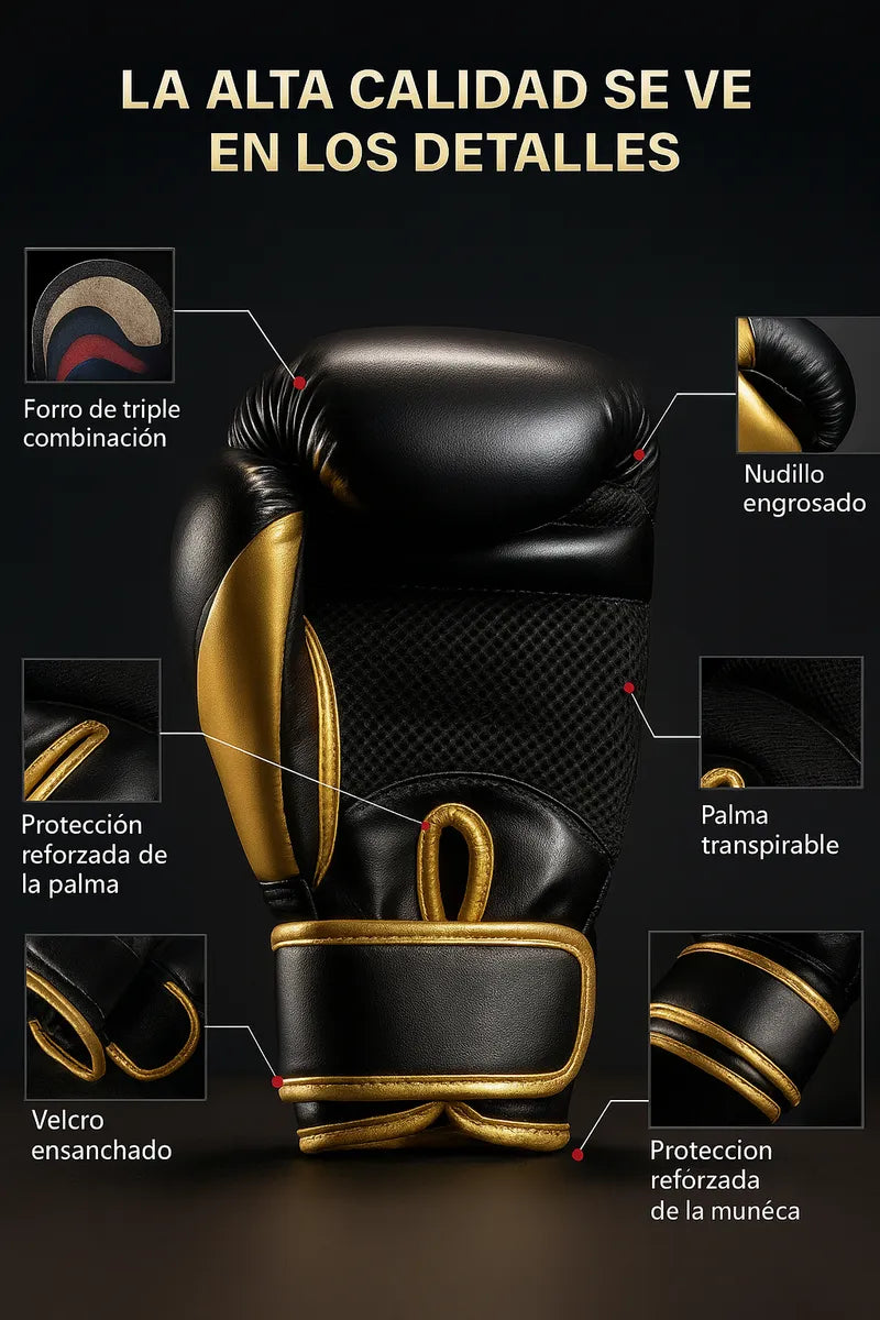 Guantes de Boxeo GOLD TOP