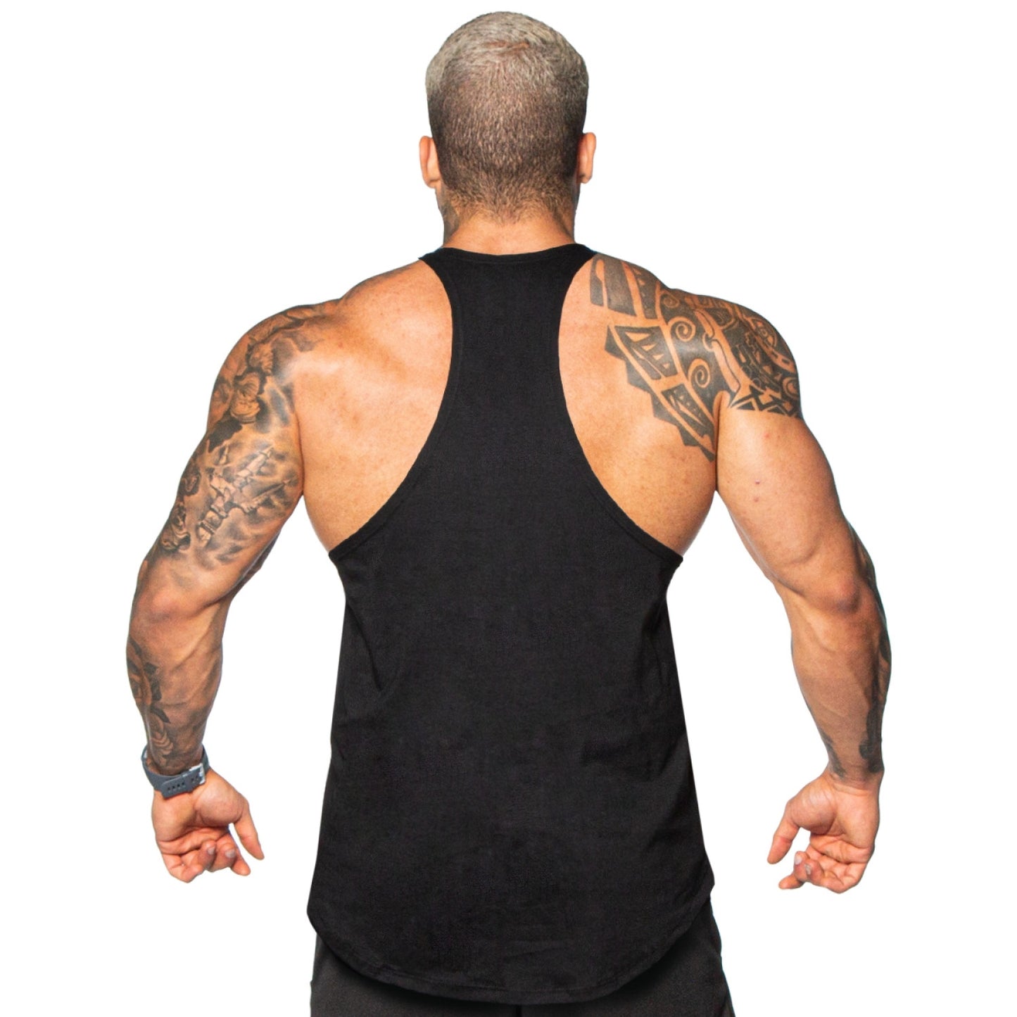 Musculosa lisa Negra