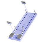 Tabla de pilates reformer portátil lila