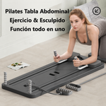 Tabla de pilates reformer portátil gris