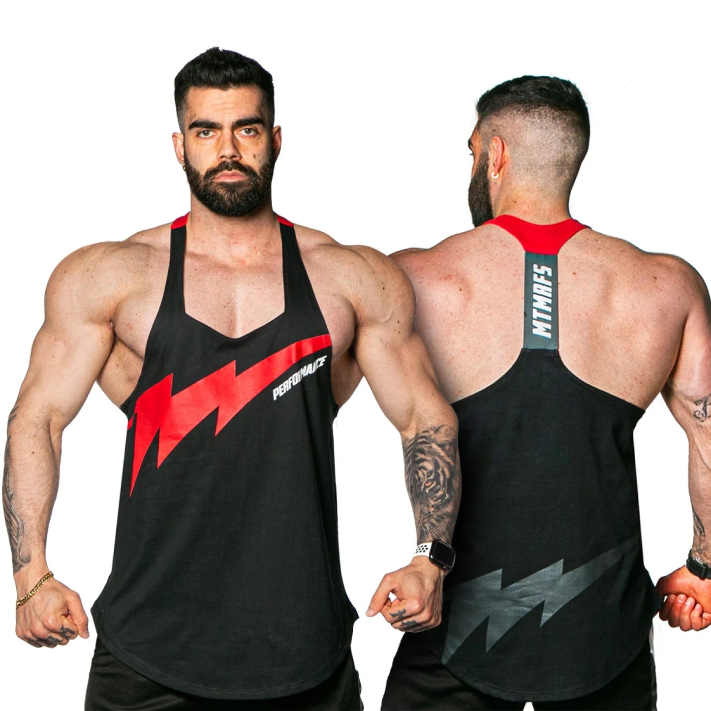 Musculosa Anatomic VShape Red Bolt
