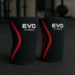 Rodilleras Neo Preno 7mm Profesional Powerlifter Gym Rojas