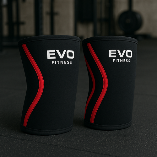 Rodilleras Neo Preno 7mm Profesional Powerlifter Gym Rojas