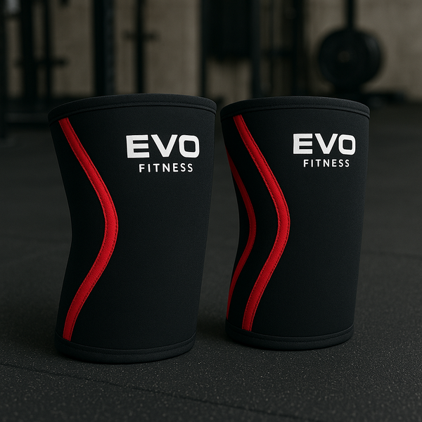 Rodilleras Neo Preno 7mm Profesional Powerlifter Gym Rojas