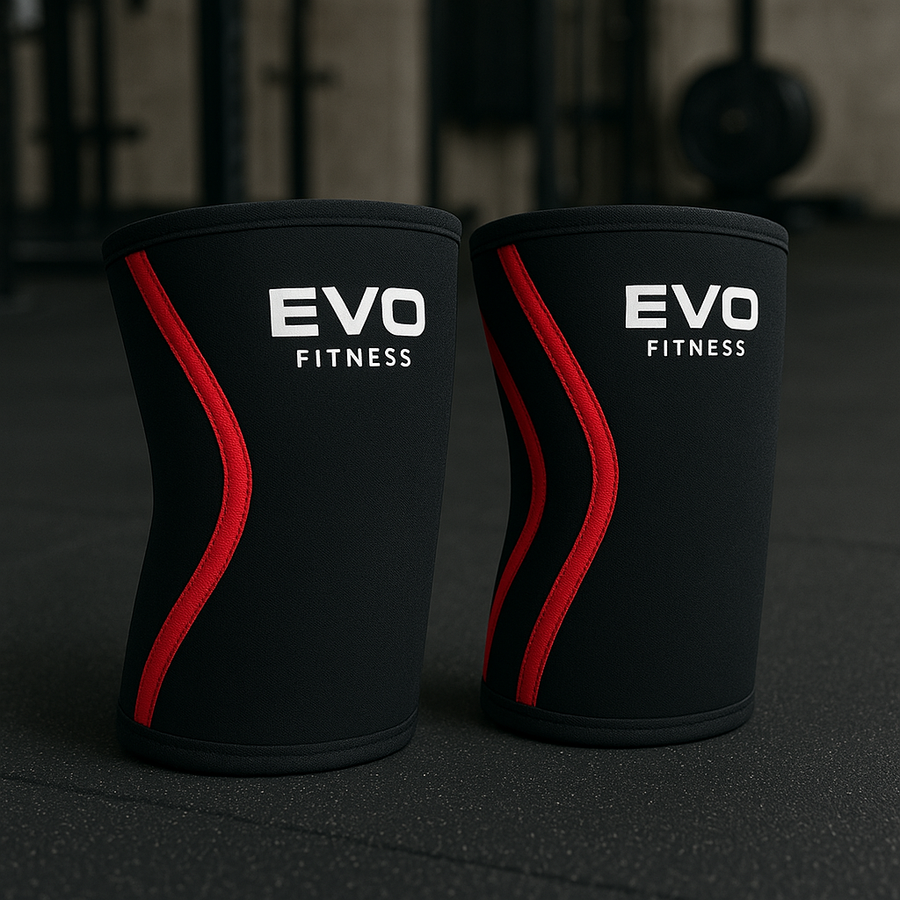 Rodilleras Neo Preno 7mm Profesional Powerlifter Gym Rojas