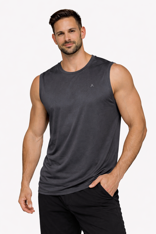 Musculosa deportiva Gris oscuro