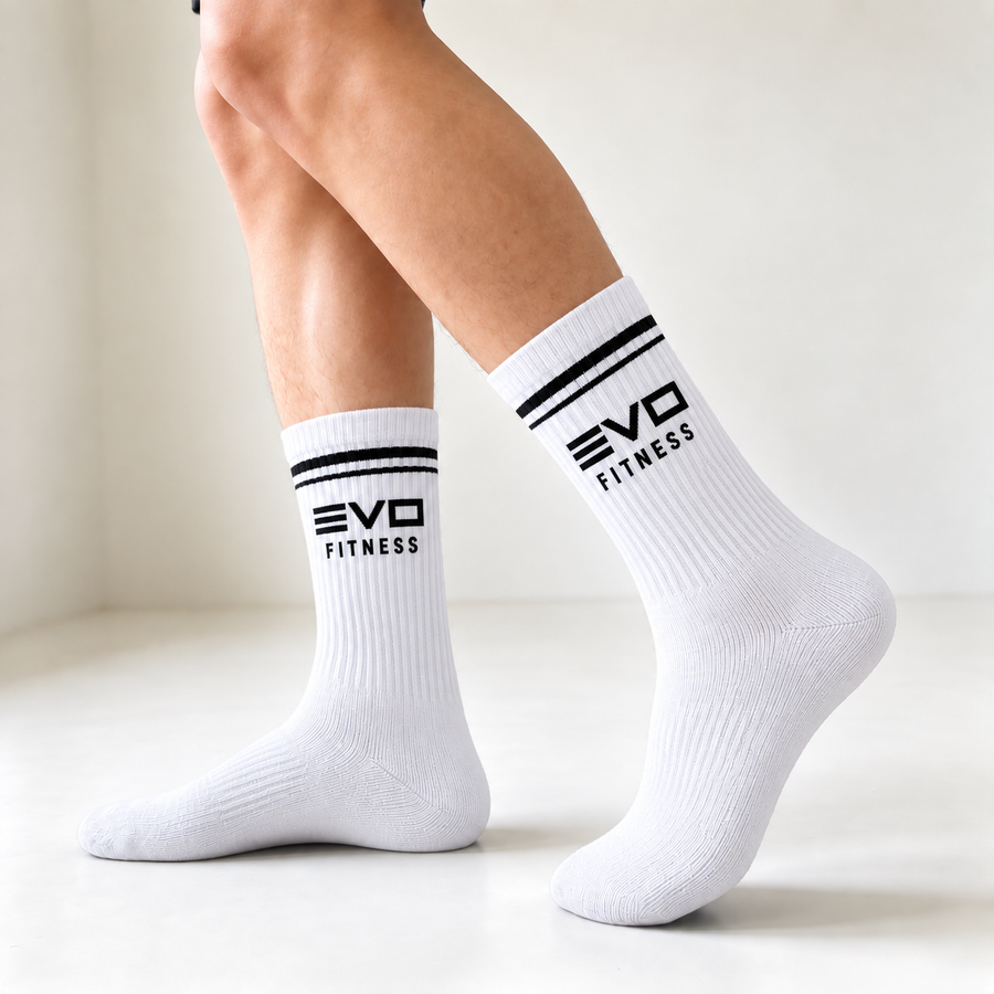 Medias Deportivas EVO Fitness Blancas