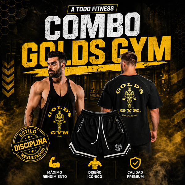 Combo GOLDS GYM $500 de DESCUENTO
