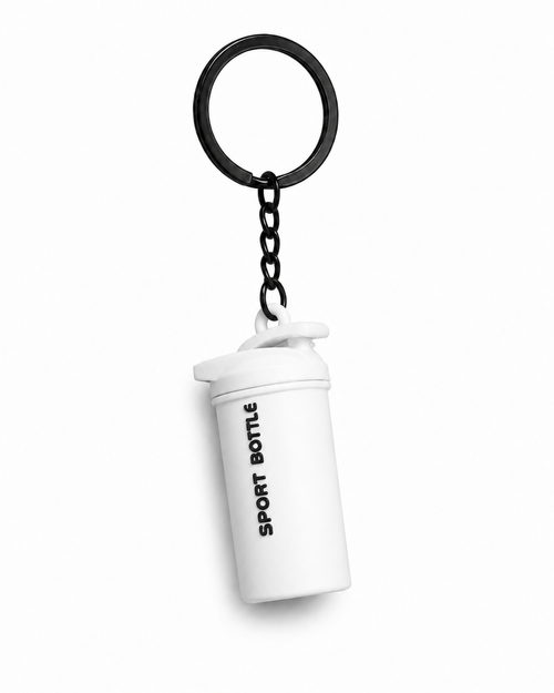 Llavero Fitness Shaker Blanco