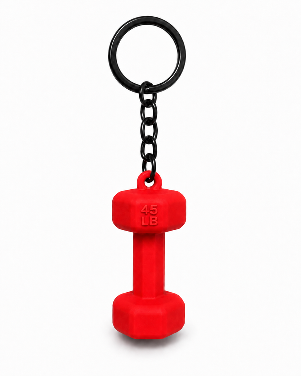 Llavero Fitness Mancuerna Roja 45 LB