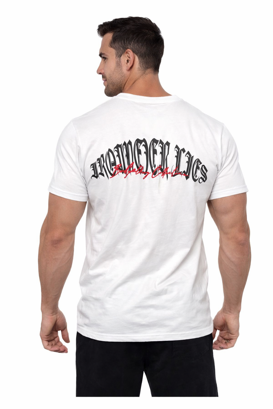 Remera Oversize EVO blanca "Iron Never Lies"