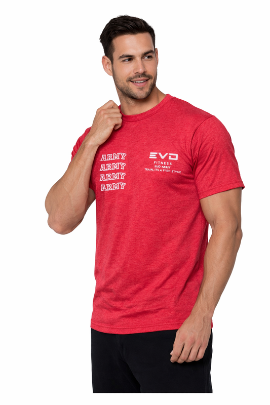 Remera EVO Army roja