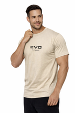Remera Oversize EVO beige "Iron Never Lies"