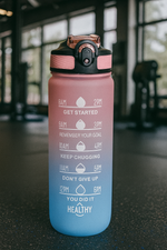 Botella De Agua Deportiva Motivacional Sin Bpa 1 Litro Evo Rosa