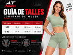 Conjunto De Dama 2 Piezas Para Gym Gris