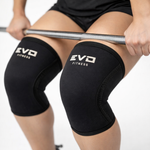 Rodilleras Neo Preno 7mm Profesional Powerlifter Gym Negras