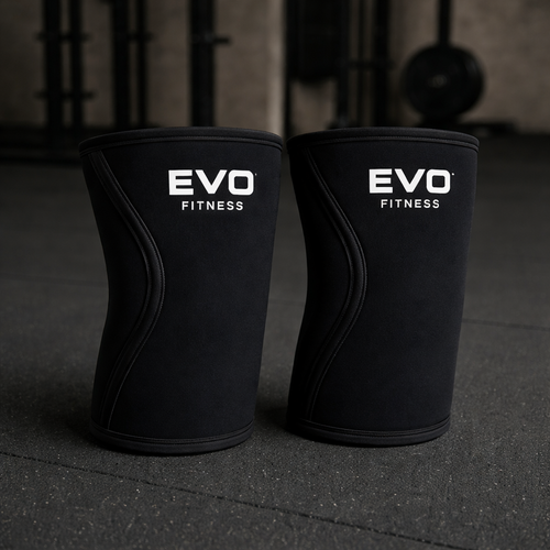 Rodilleras Neo Preno 7mm Profesional Powerlifter Gym Negras