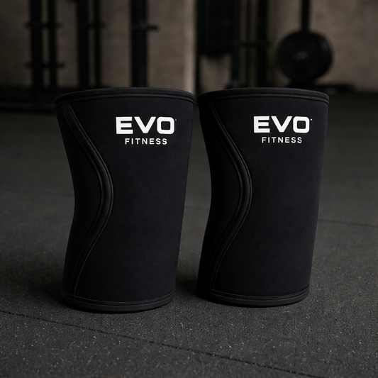 Rodilleras Neo Preno 7mm Profesional Powerlifter Gym Negras