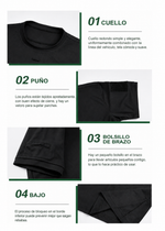 Remera Deportiva De Hombre Negra lisa