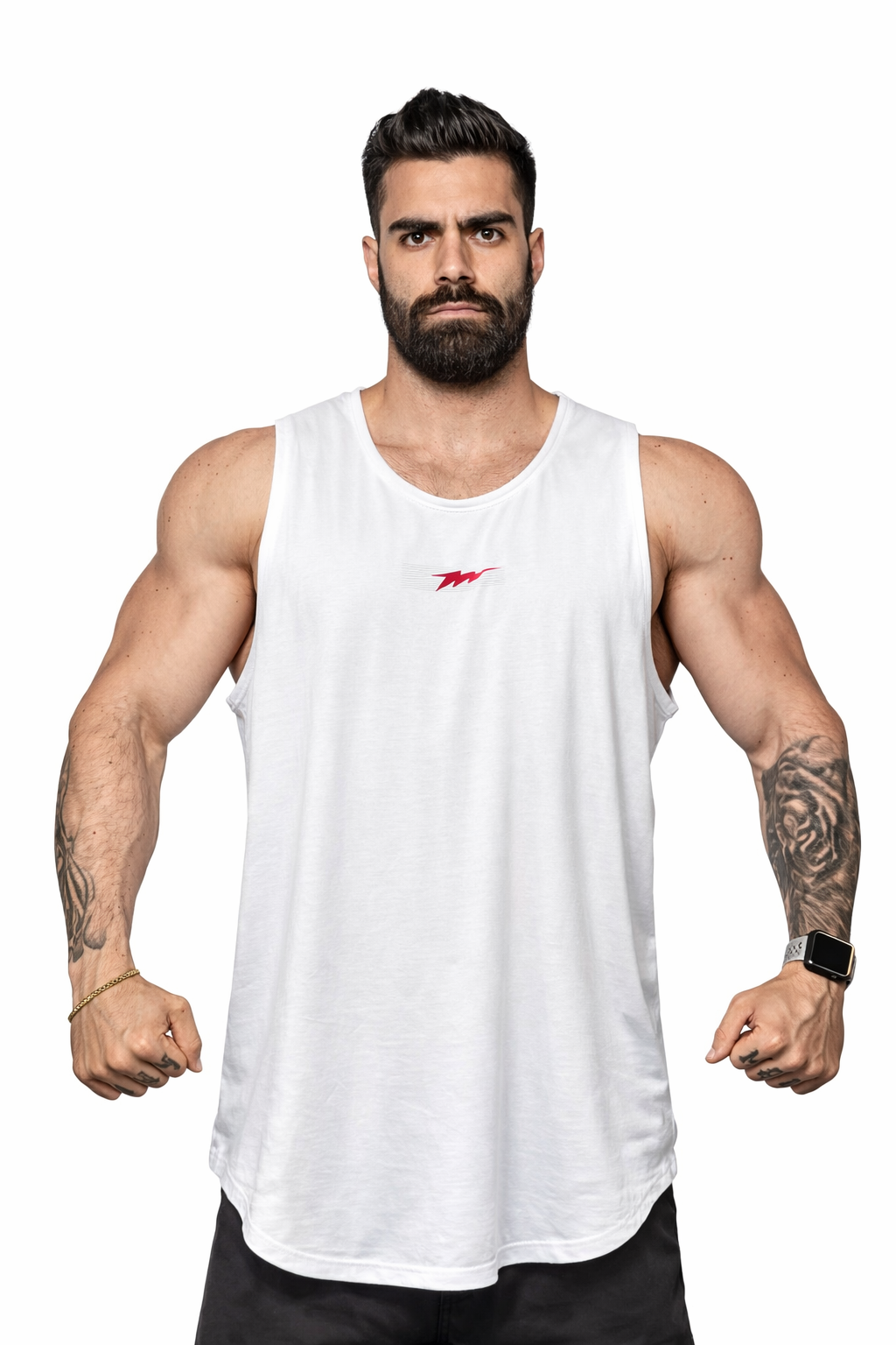 Musculosa Leñador Zoom Blanca