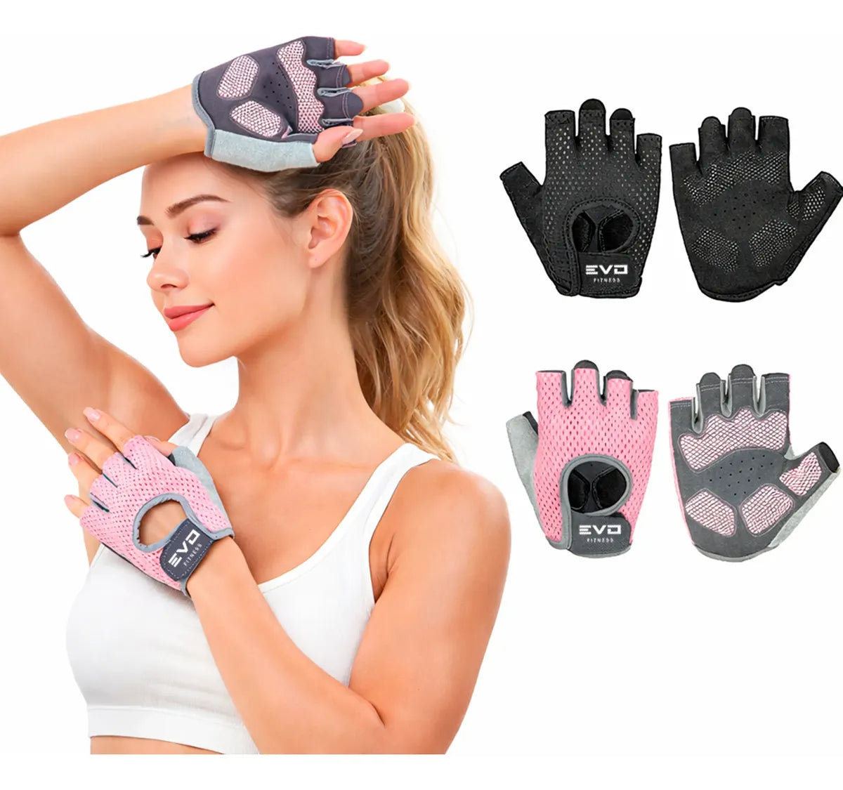 Guantes EVO rosa