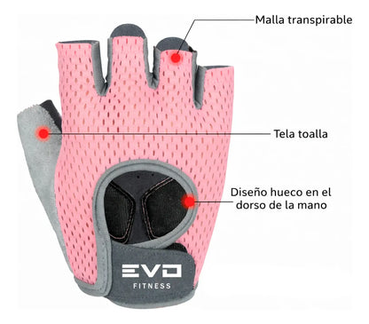 Guantes EVO rosa