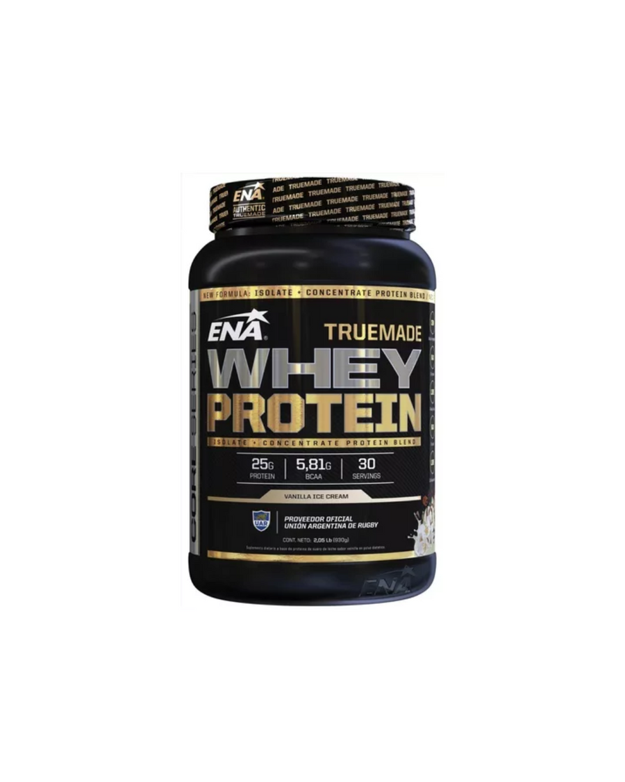 WHEY PROTEIN ENA TRUE MADE 2LB Aislada + Concentrada Chocolate