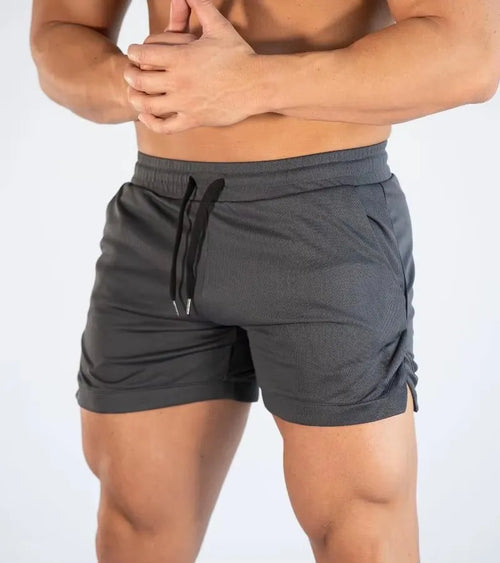 Short De Entrenamiento Gimnasio Fitness Aesthetic Evo Gris