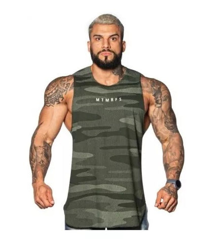 Musculosa Leñador  Militar Snow Verde