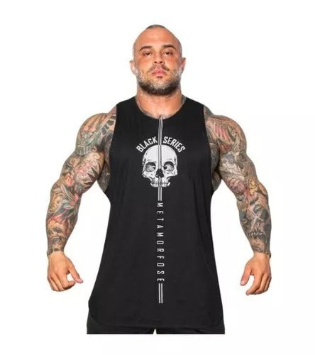 Musculosa Leñador BLACK SKULL