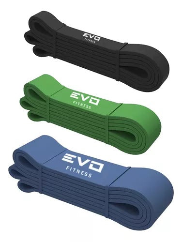 Set X3 Bandas Elasticas Entrenamiento Resistencia Dominadas