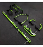 Kit Agarres Grips Polea Alta Gimnasio Gym Forrado En Goma