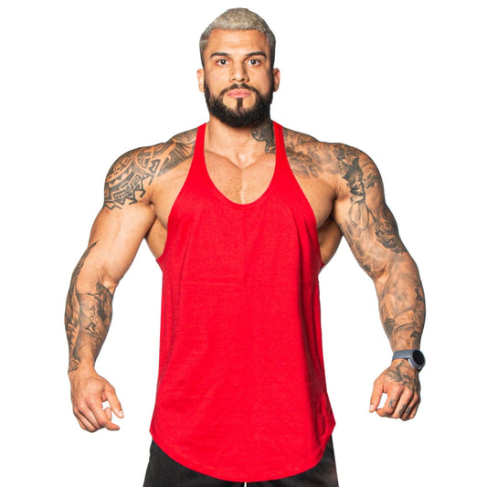 Musculosa lisa Roja