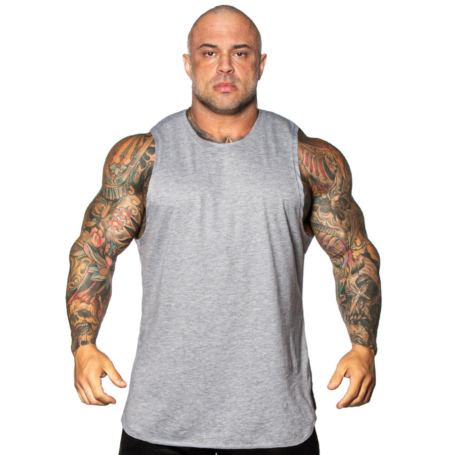 Musculosas Leñador Gris