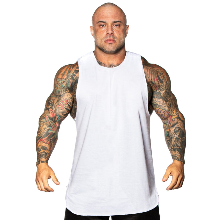 Musculosas Leñador Blanca