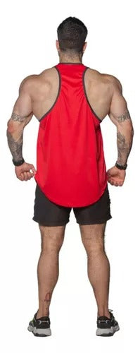 Musculosa Anatomic DRY Posing Roja