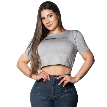 Cropped de Dama Sports Gris