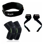 Combo Straps + Cinto + Rodilleras