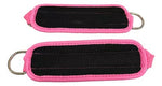 Combo Tobillera Para Polea X2 rosa + Almohadilla De Barra rosa