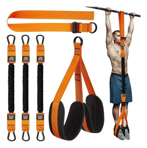 Set Bandas Elasticas Ayuda Para Dominadas Pull Up Pro Evo
