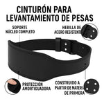 Cinturon de entrenamiento Cuero PREMIUM negro