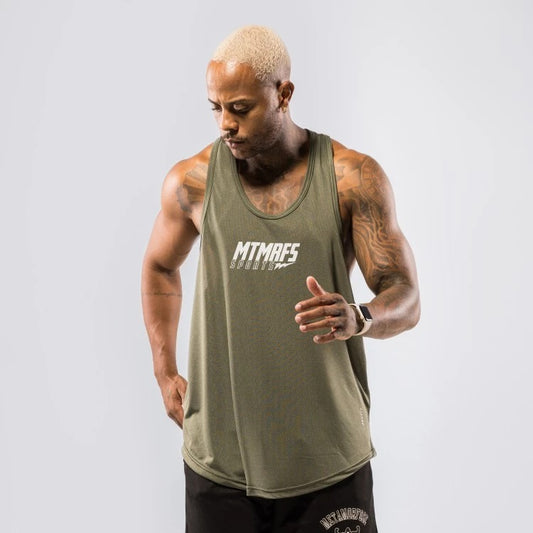 Musculosa Anatomic Dry Aerodry Sports Verde Militar