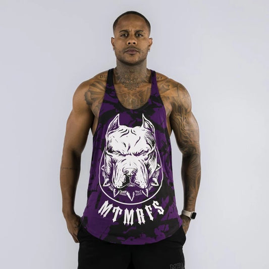Musculosa Anatomic Pitbull Lila