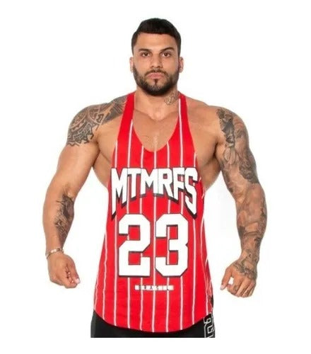 Musculosa Anatomic Baseball 23 roja