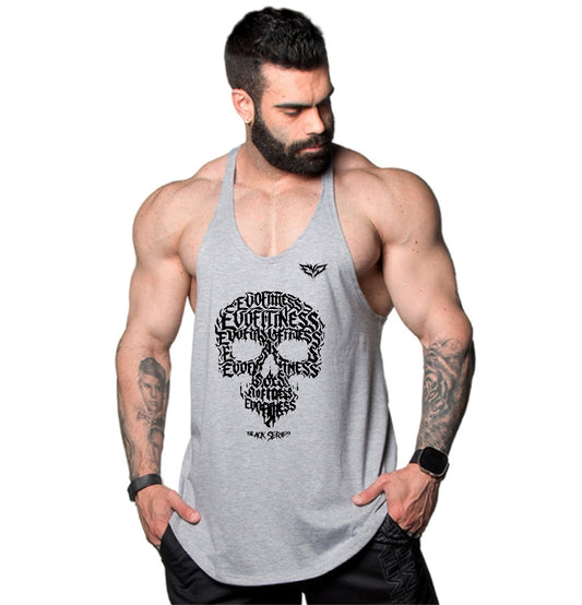 Musculosa Anatomic Calavera gris EVO