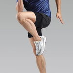 Short Deportivo Negro 2 En 1 Calza Compresión Running Gym