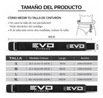 Cinturon Gris Powerlifting Neopreno Lumbar Hebilla Traba