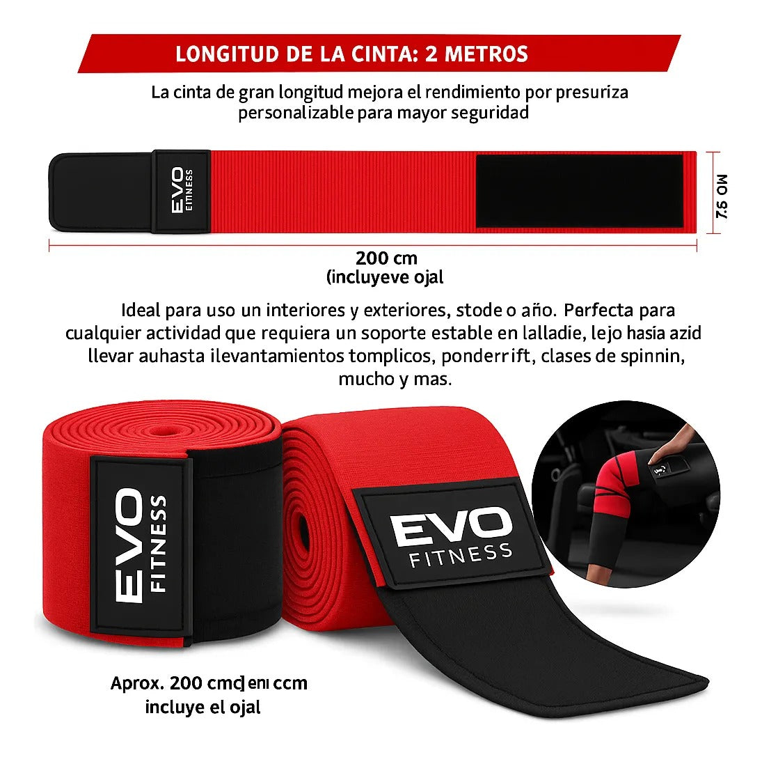 Rodilleras de Entrenamiento EVO All Color Rojas